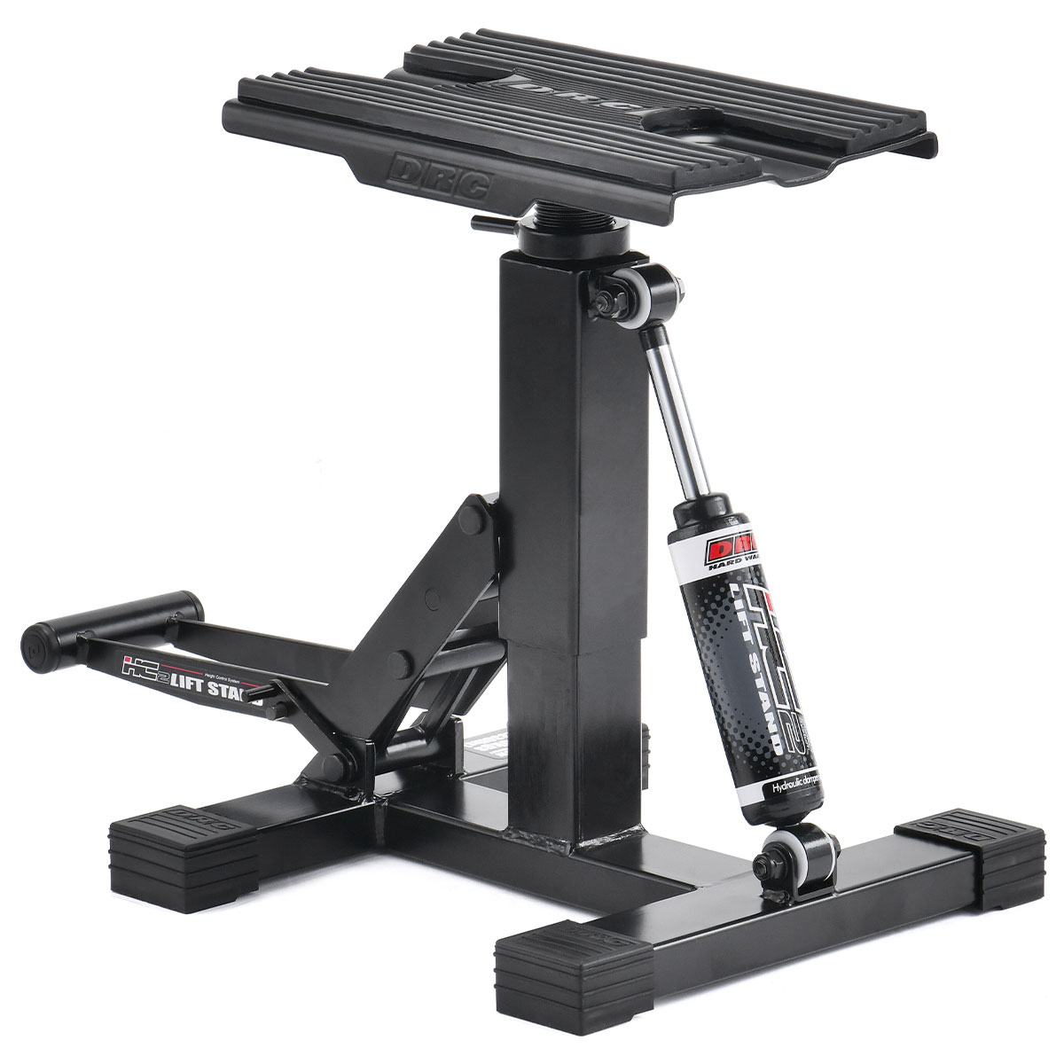 DRC HC2リフトスタンド ブラック 耐荷重150kg 油圧ダンパー/無段階高さ調整 F4273|ダートフリーク 店