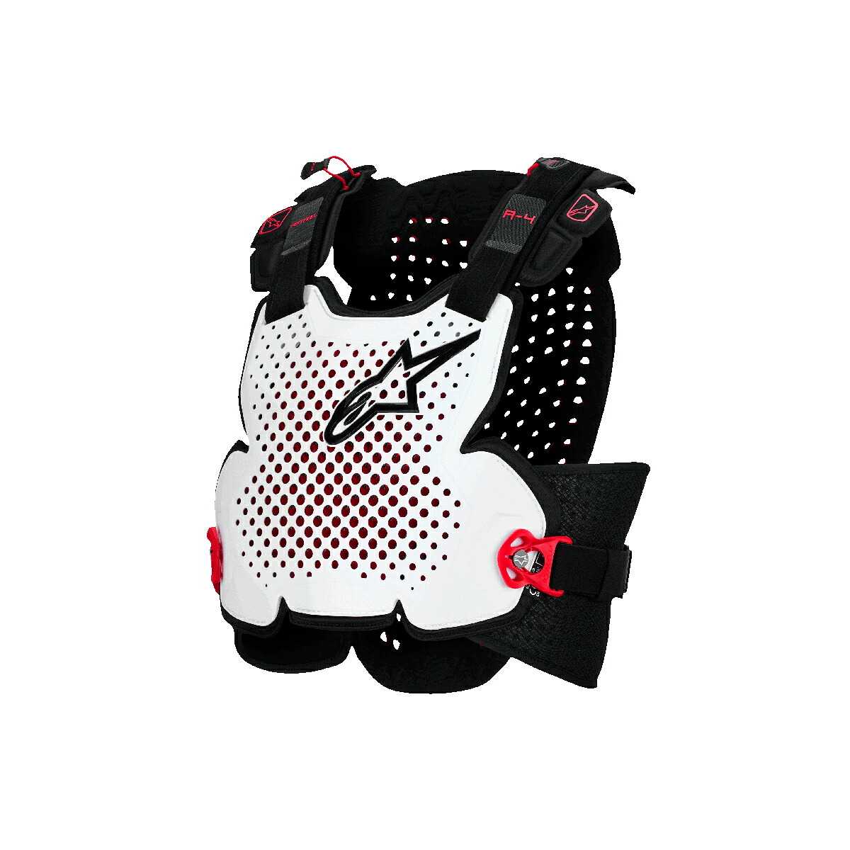 Alpinestars A-4 プラズマ チェストプロテクター XL/XXLサイズ ブラック/レッド/ホワイト D8661