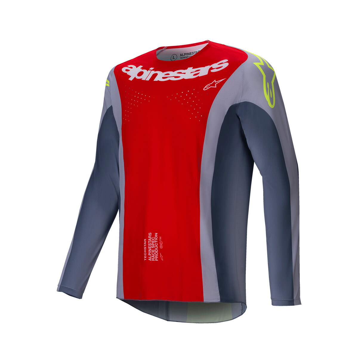 Alpinestars テックスター メルト ジャージ Mサイズ ブライトレッド/グレー