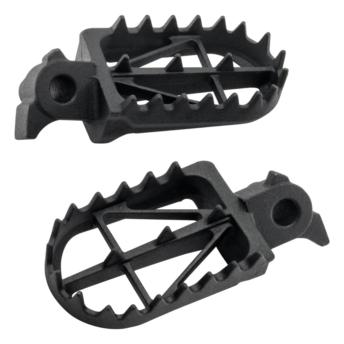 ZETA YZ125/250YZ250FX/450FXYZ125/250XYZ250FYZ450F…etc ワイドフットペグ クロモリ 前後幅約50mm 安定ライディング スタンディング 排泥性 クロモリ鋼 高強度 高耐久 Z48-02-506