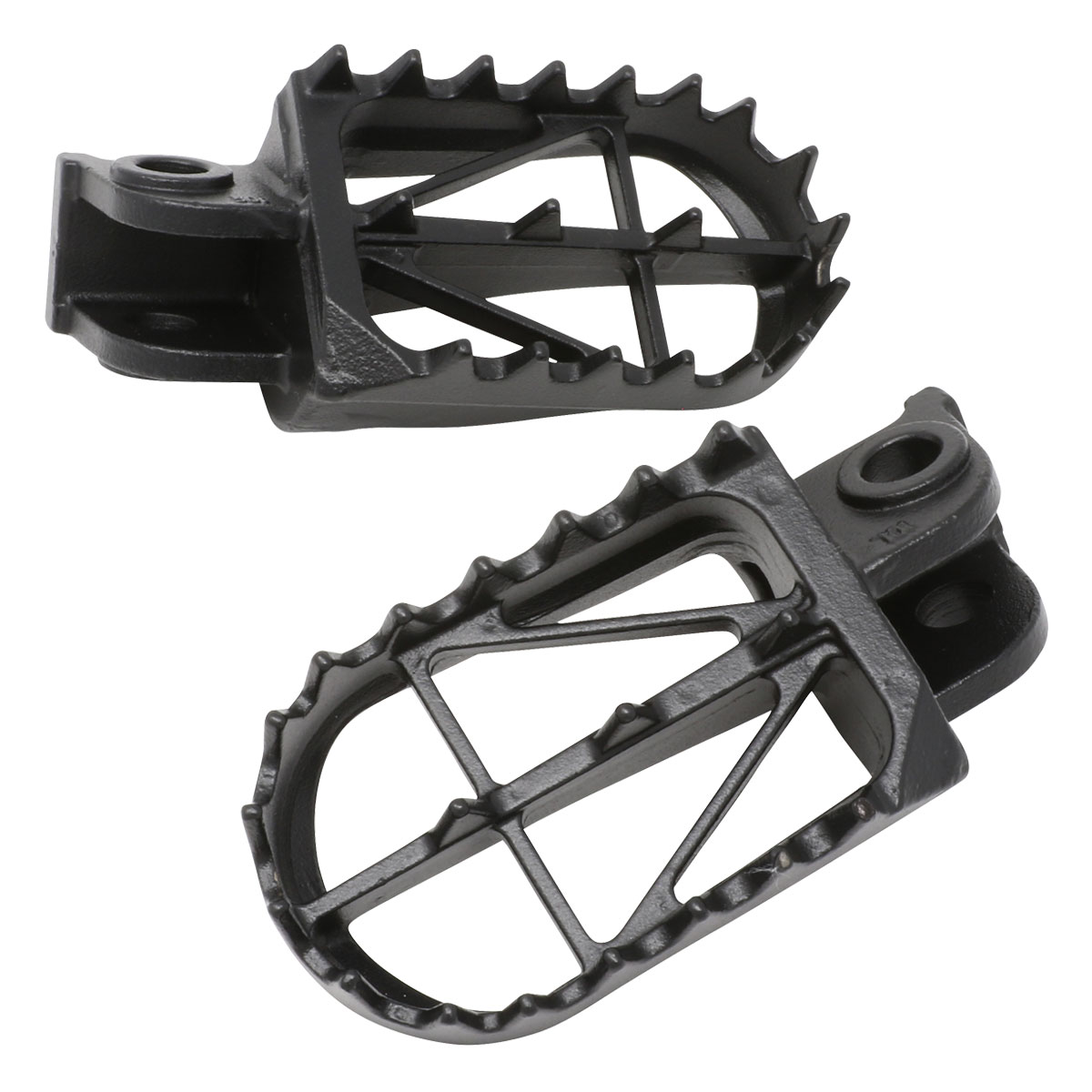ZETA ワイドフットペグ クロモリ Mid KTM SX EXC XC HUSQVARNA TC/FC/TE/FE BETA RR2T/4T…etc 前後幅約50mm 安定ライディング スタンディング 排泥性 クロモリ鋼 高強度 高耐久 品番:D3039/メーカー品番:Z48-02-510