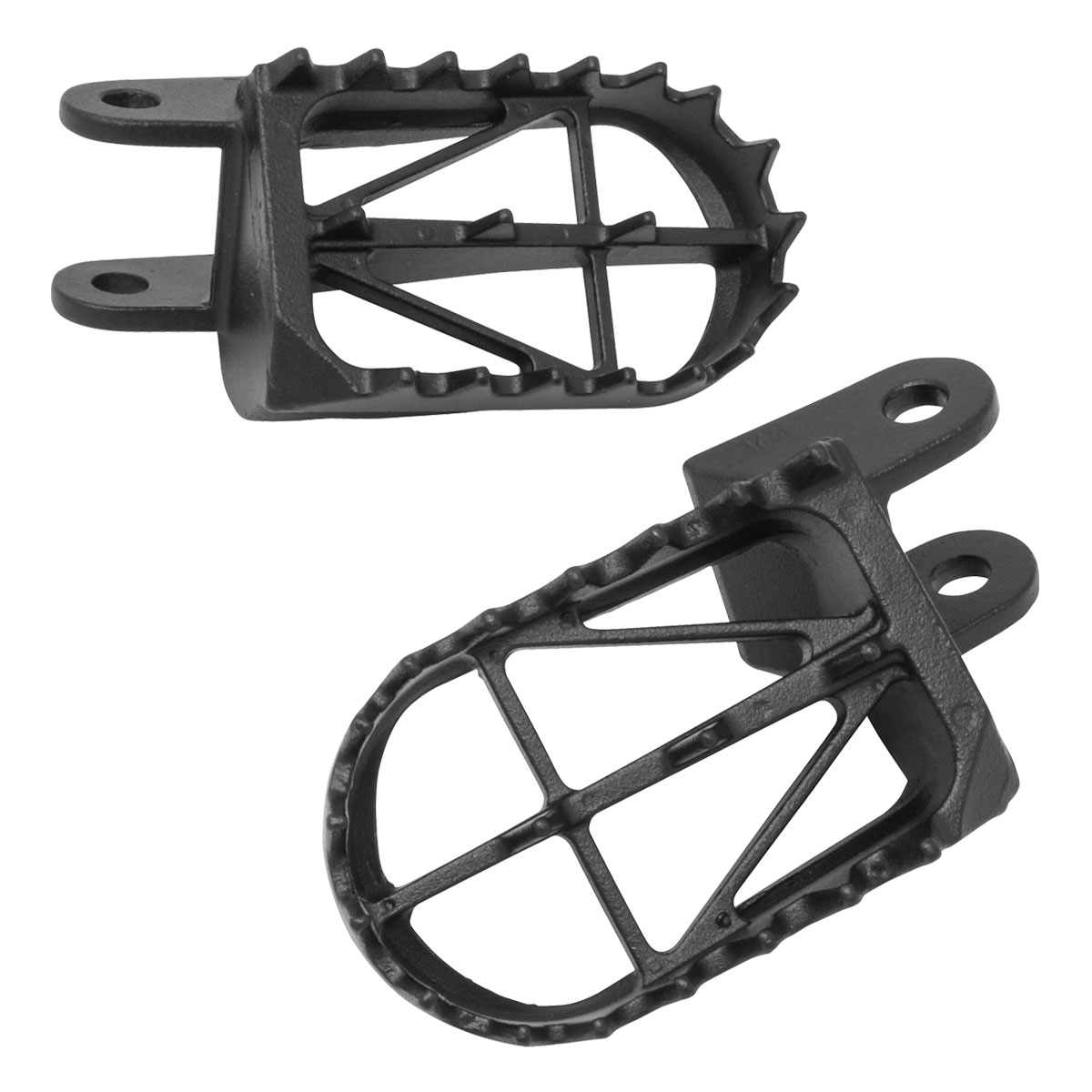 ZETA KLX250/D-TRACKER 98-20 KLX300R 96-25 ワイドフットペグ クロモリ Mid 前後幅約50mm 安定ライディング スタンディング 排泥性 クロモリ鋼 高強度 高耐久 品番:D3033/メーカー品番:Z48-02-522