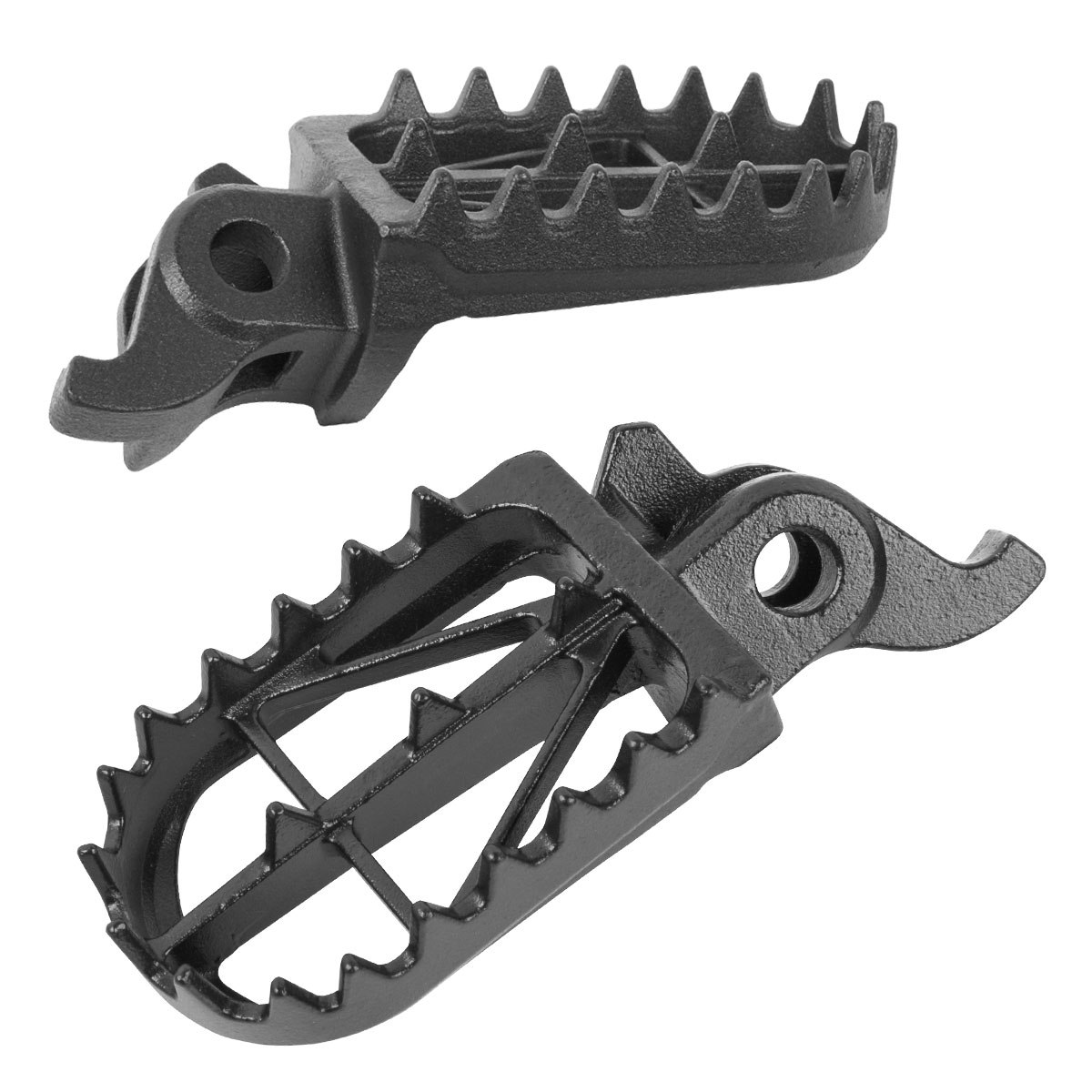 ZETA CRF250L/M/RALLYCRF1100L アフリカツイン CRF150R CRF250R/450R CR125/250…etc ワイドフットペグ クロモリ Low/Mid 前後幅約50mm 安定ライディング スタンディング 排泥性 クロモリ鋼 高強度 高耐久 品番:D3013/メーカー品番:Z48-02-532