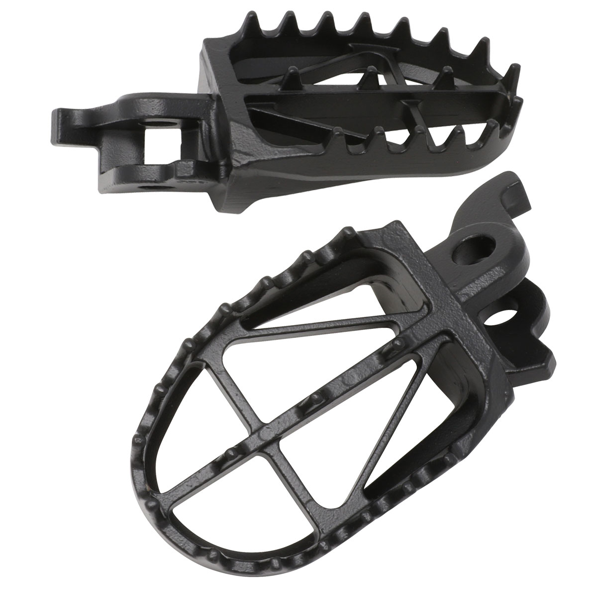 ZETA KX250F/450F/250/450 KX250X/450X ワイドフットペグ クロモリ ウルトラワイド 前後幅約57mm 安定ライディング スタンディング 排泥性 クロモリ鋼 高強度 高耐久 品番:D3045/メーカー品番:Z48-02-831