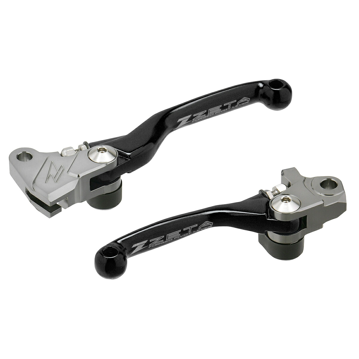 ZETA YZ250FX 15-19 YZ450FX 16-18 ピボットレバーセットFP 3フィンガー ブラック 前方可倒式 レバー位置無段階調整 鍛造 高強度アルミ合金 ダートフリーク DIRTFREAK 品番:F5053/メーカー品番:ZE44-3111