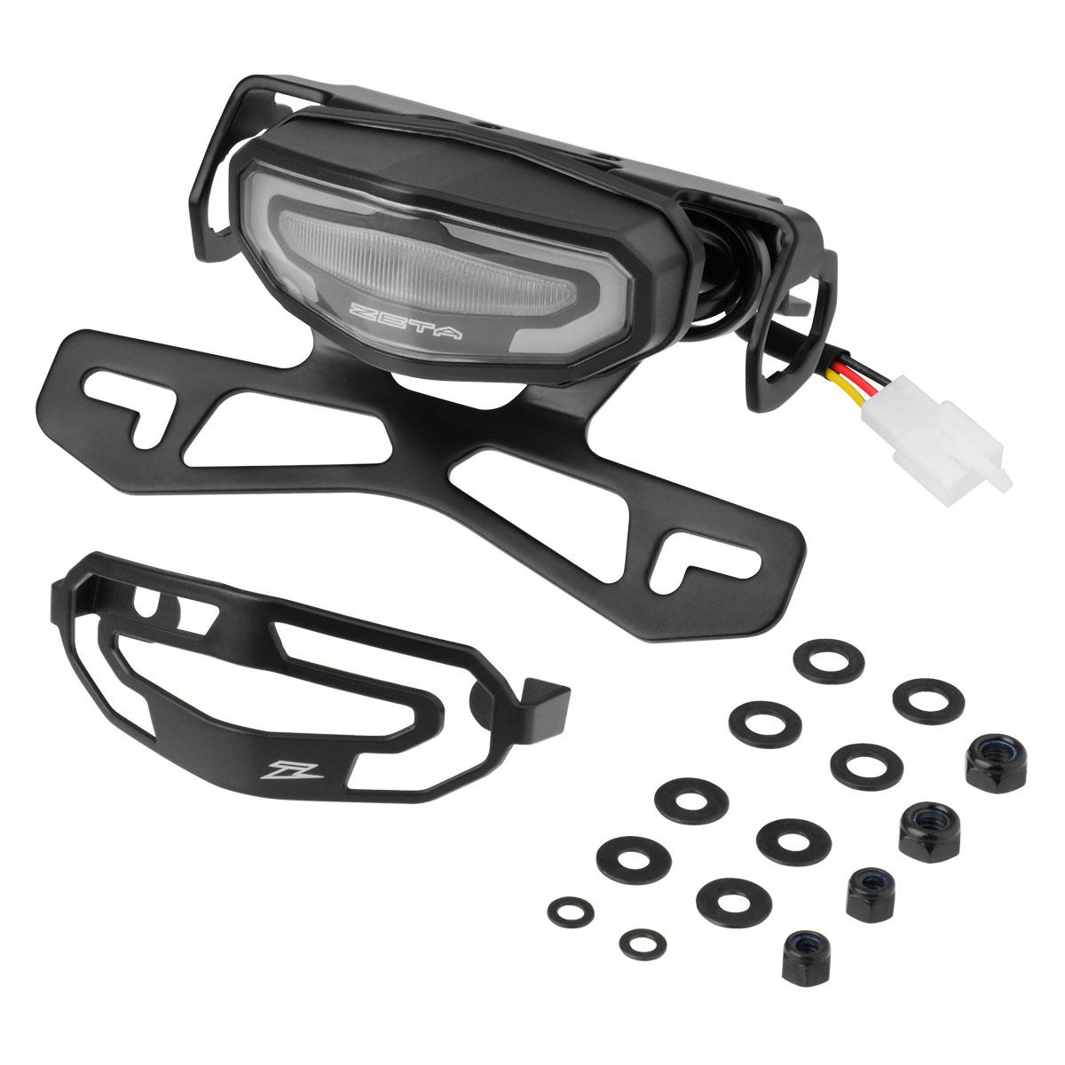 ZETA KLX230 20-25 KLX230S 22-25 KLX230SM 23-24 LED ラインテールホルダーキット クリア G4722