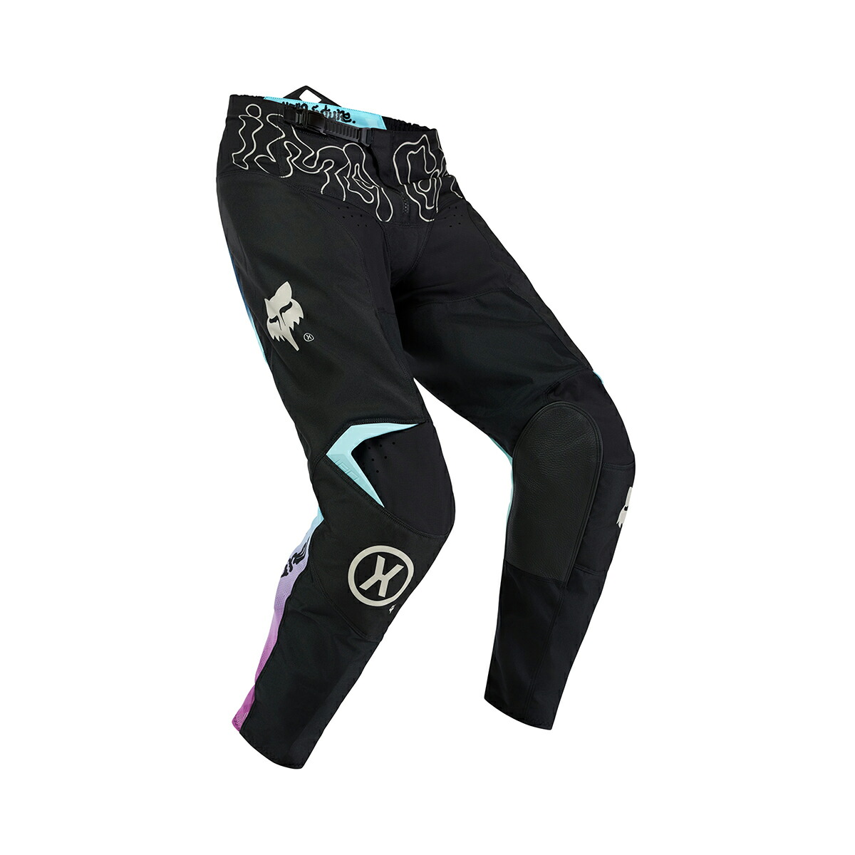 FOX MX 180パンツ ハローフューチャー 34インチ ブラック C0647 33542-001-34