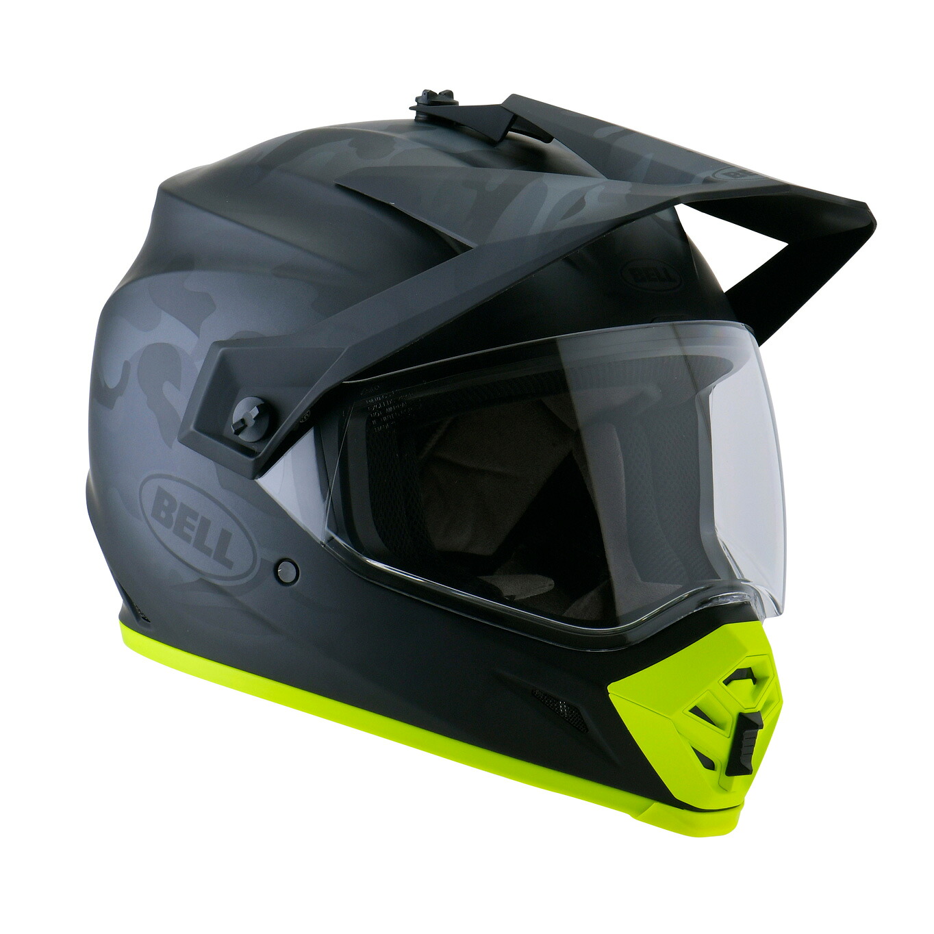 BELL MX-9 アドベンチャー MIPS ステルスカモ マットブラック/ハイビズ SG規格適合 公道使用可 Sサイズ 7136675