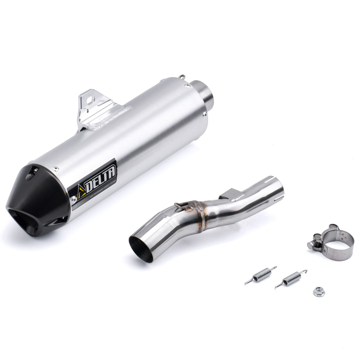 DELTA SEROW250 05-20 TRICKER 04-18 XT250X 06-17 DELTA バレル4 サイレンサー(レース用) 出力アップ マフラー スリップオン 品番:F3801/メーカー品番:DL30-6205