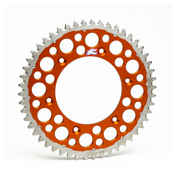 RENTHAL KTM SX/EXC 125-530 91-25 ツインリングスプロケット 50T オレンジ 品番:G4487/メーカー品番:2240-520-50GPOR 14,293円