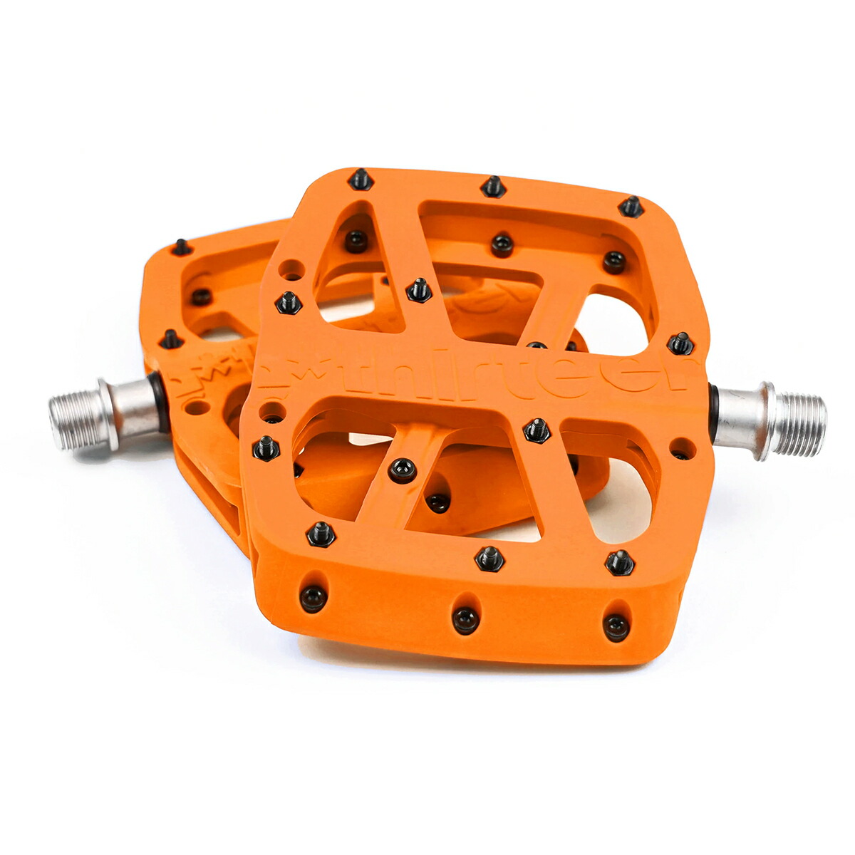 楽天市場】e thirteen ペダル ベース 100x110mm レッド EE05612