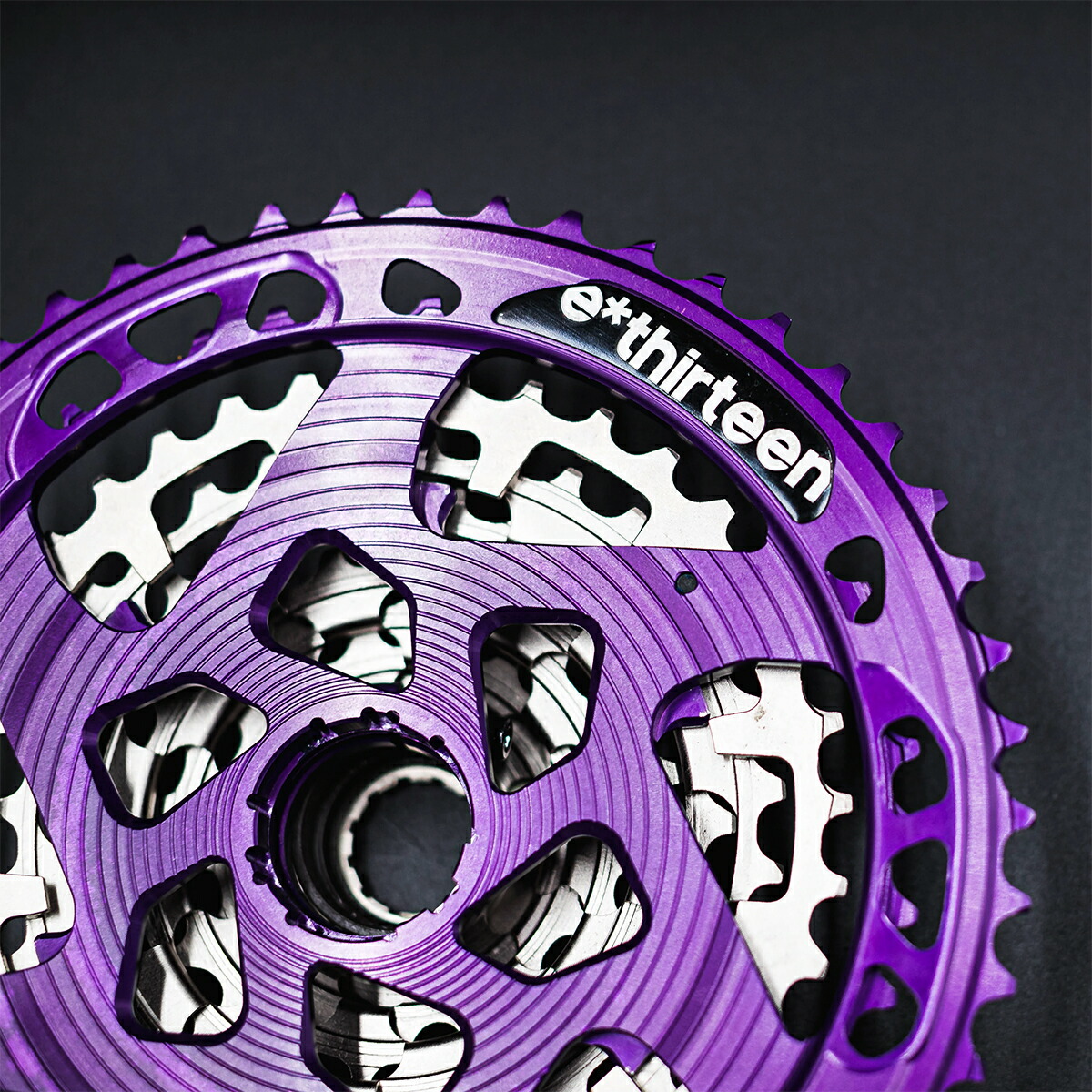 E thirteen カセット Helix R 9-50T 12-speed エッグプラント(パープル ...