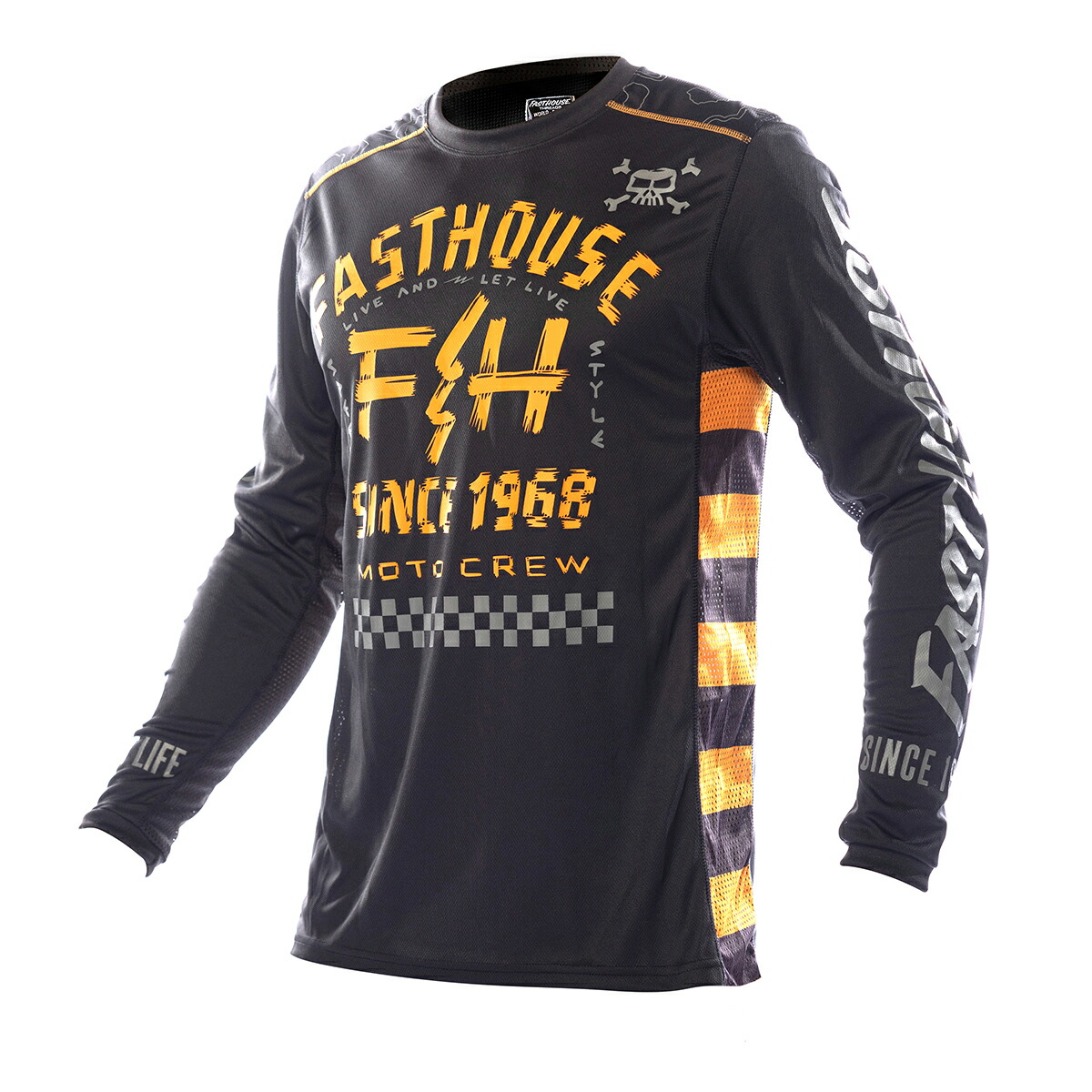 FASTHOUSE MX オフロードジャージ Mサイズ ブラック/アンバー 2758-0209