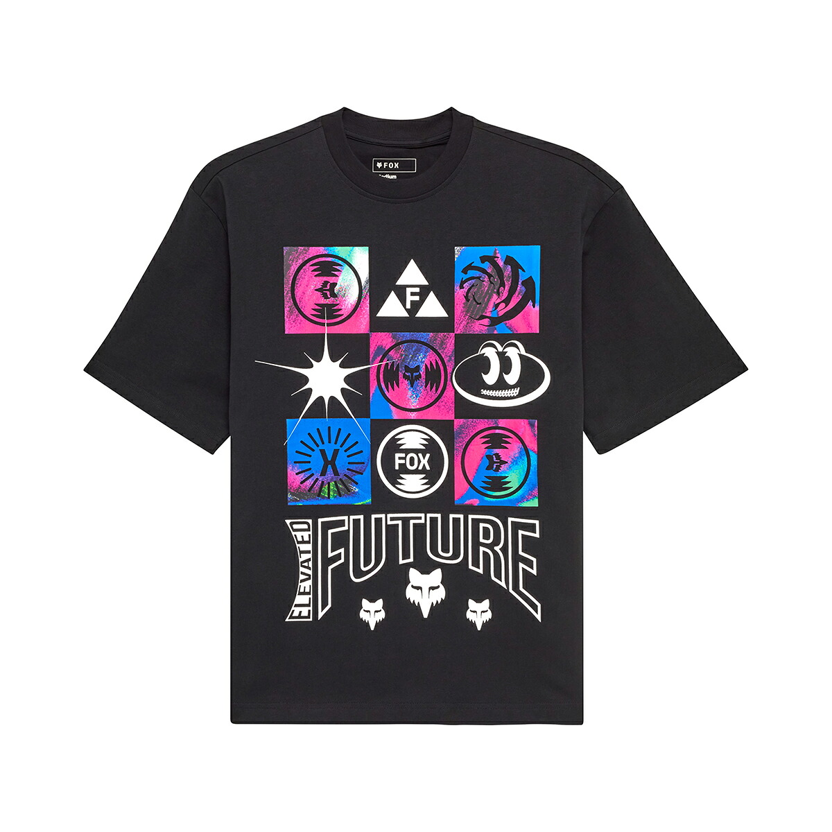 FOX イメージコスモ Tシャツ Lサイズ ブラック 品番:D9396/メーカー品番:36450-001-L