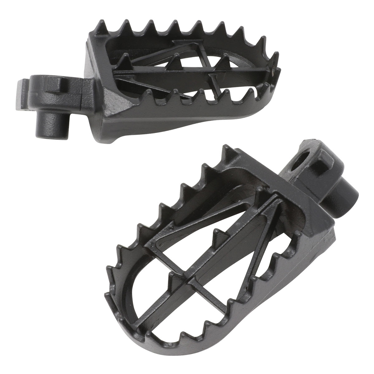 ZETA ワイドフットペグ クロモリ Mid HUSQVARNA WR125/TE250/SM250 07-09 前後幅約50mm 安定ライディング スタンディング 排泥性 クロモリ鋼 高強度 高耐久 品番:D3041/メーカー品番:Z48-02-581