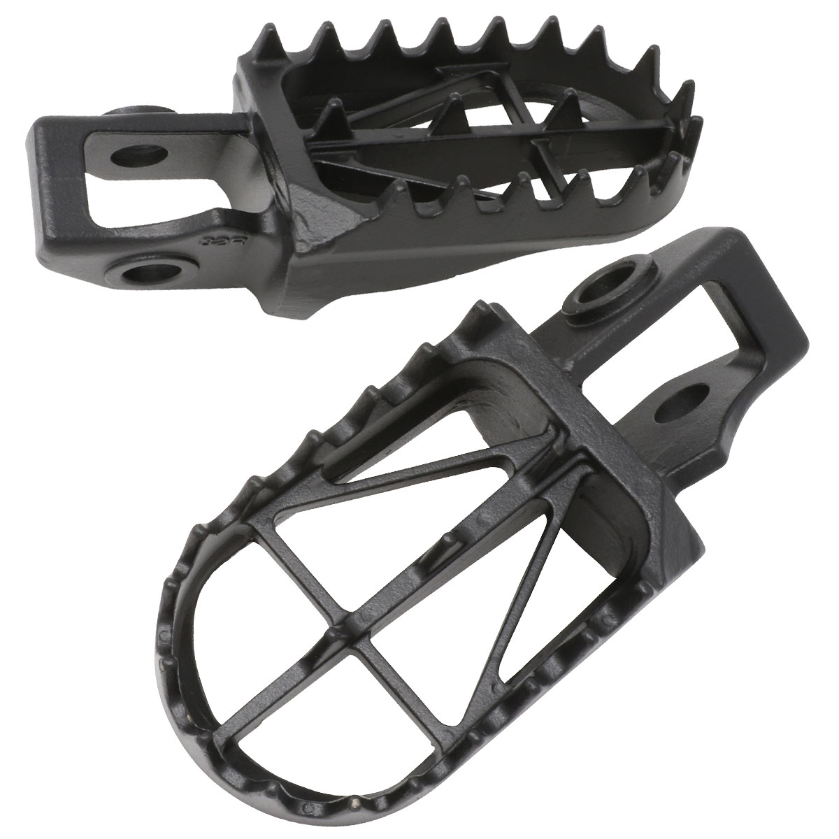 ZETA ワイドフットペグ クロモリ Low/Mid KTM SX/EXC/XC HUSQVARNA TC/FC/TE/FE/TX/FX/FS GASGAS MC/EC/EX 前後幅約50mm 安定ライディング スタンディング 排泥性 クロモリ鋼 高強度 高耐久 品番:D3040/メーカー品番:Z48-02-582