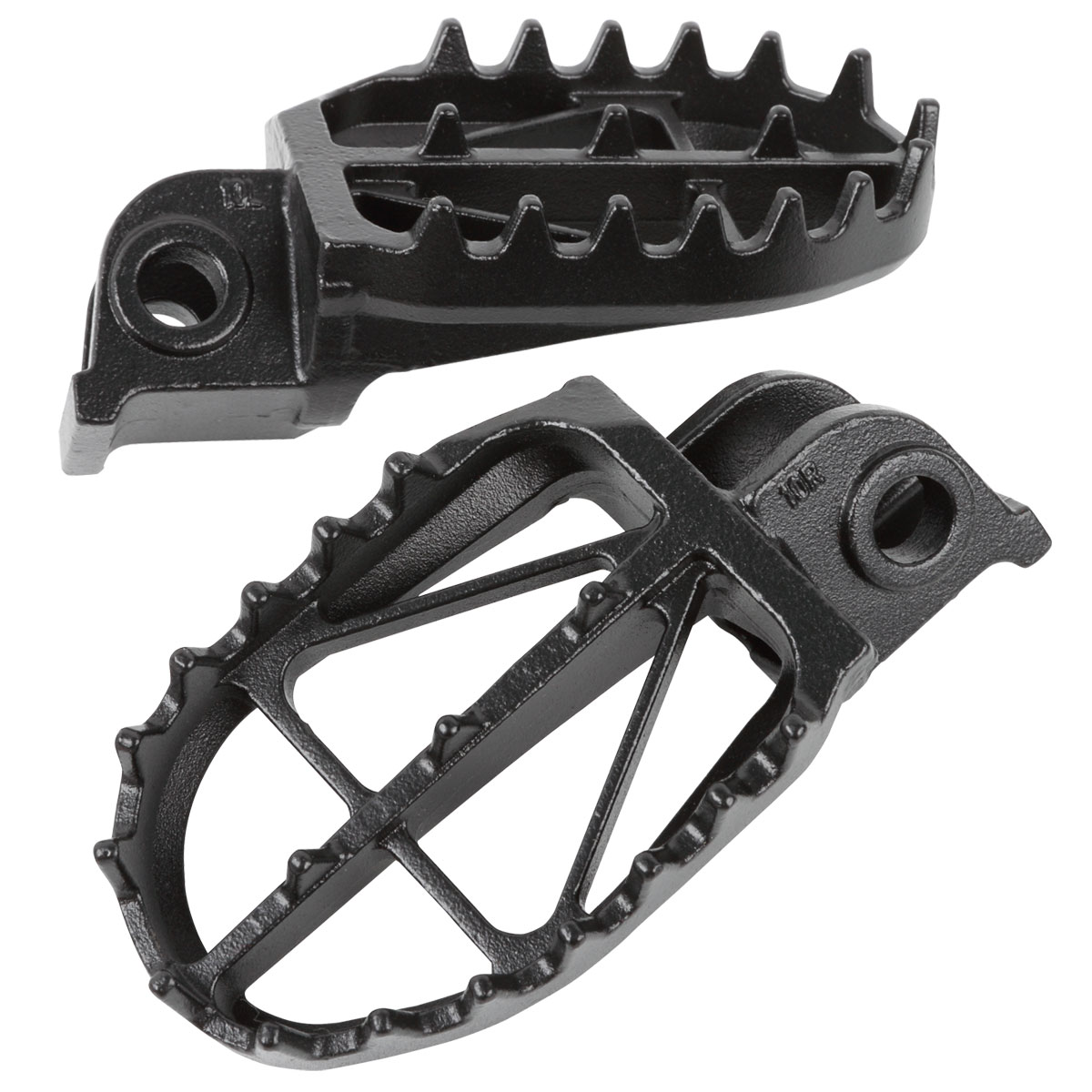 ZETA KTM SX/EXC/XC/FREERIDE/ADVENTURE HUSQVARNA TC/FC/TE/FE/FS BETA RR2T/4T…etc ワイドフットペグ クロモリ ウルトラワイド 前後幅約57mm 安定ライディング スタンディング 排泥性 クロモリ鋼 高強度 高耐久 品番:D3046/メーカー品番:Z48-02-810