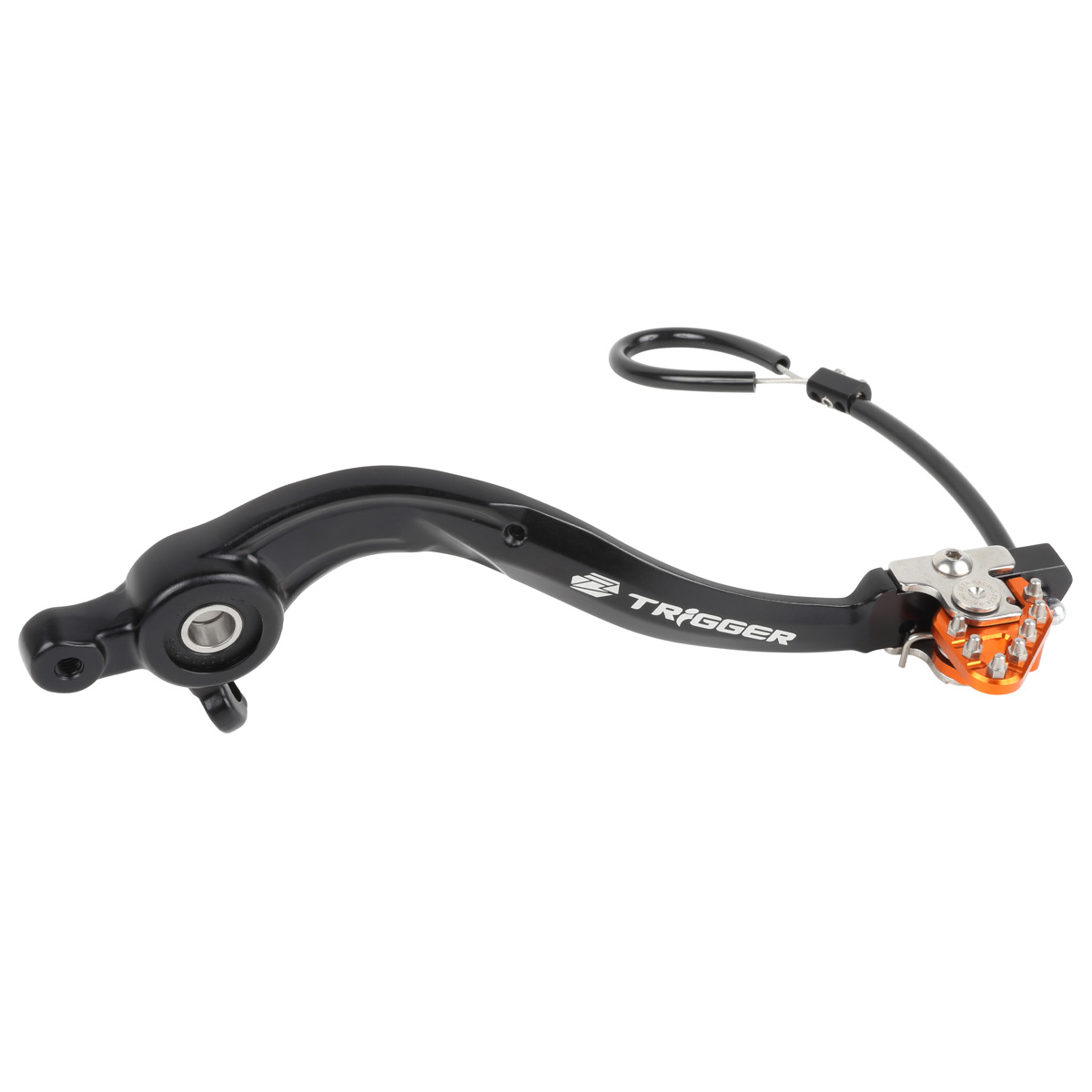 ZETA KTM 125-500SX/SX-F/EXC-F/XC-F/XC-W トリガーブレーキペダル オレンジ ダートフリーク DIRTFREAK 品番:F6907/メーカー品番:ZE90-7423