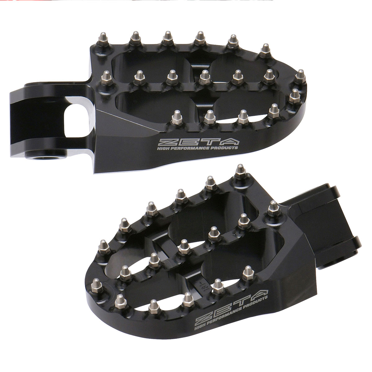 ZETA KTM SX/SX-F/EXC/EXC-F/XC/XC-F/FREERIDE/ADV HQV BETA X-TRAINER…etc アルミフットペグ ブラック ダートフリーク DIRTFREAK 品番:F6996/メーカー品番:ZE93-1810