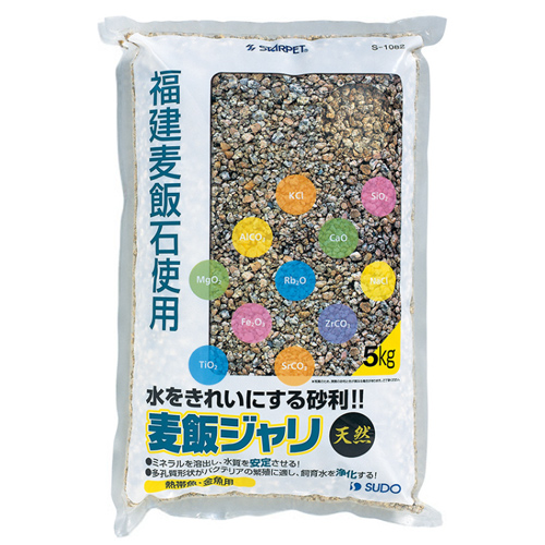 楽天市場 スドー 麦飯ジャリ ５ｋｇ 底床 砂利 淡水魚専用 金魚用 熱帯魚用 株式会社ディスカウントアクア