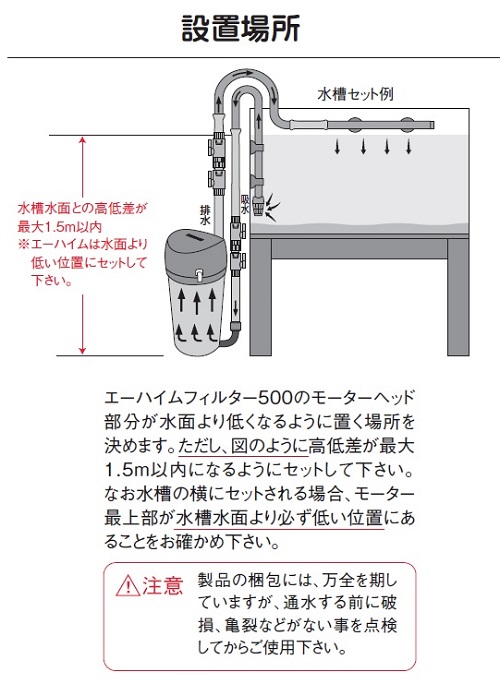 楽天市場 エーハイム ５００ フィルター 西日本用 ６０ｈｚ 水槽用 外部フィルター 株式会社ディスカウントアクア