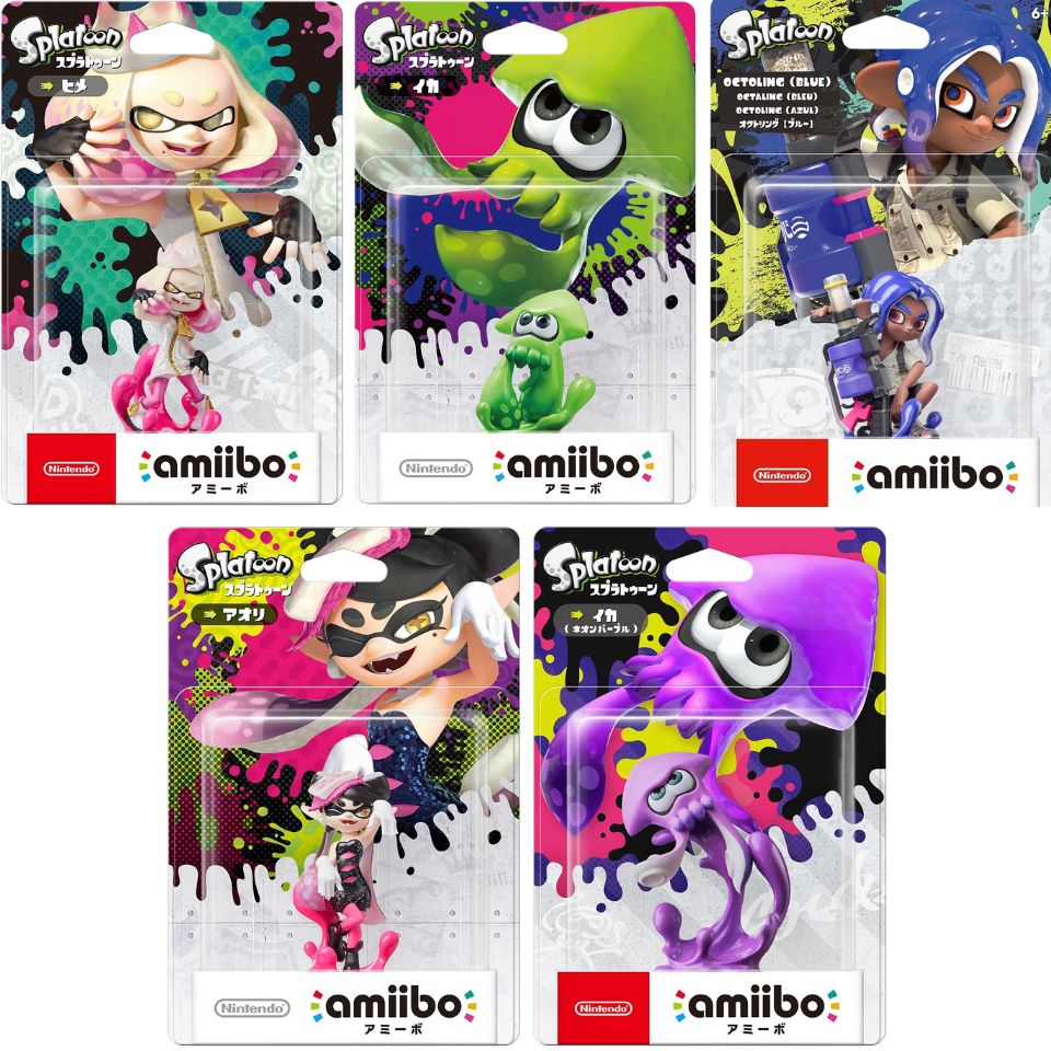 Splatoon amiibo フィギュア ヒメイイダ2体セット✖️2 Amazon.co.jp: amiibo テンタクルズセット[ヒメ【サイド