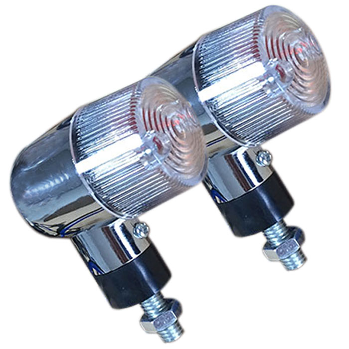 楽天市場】Discover winds【バイク ウインカー メッキ 丸型