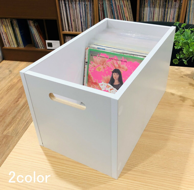 楽天市場】【DUレコードコンテナ WHITE (LPサイズ)】/ disk