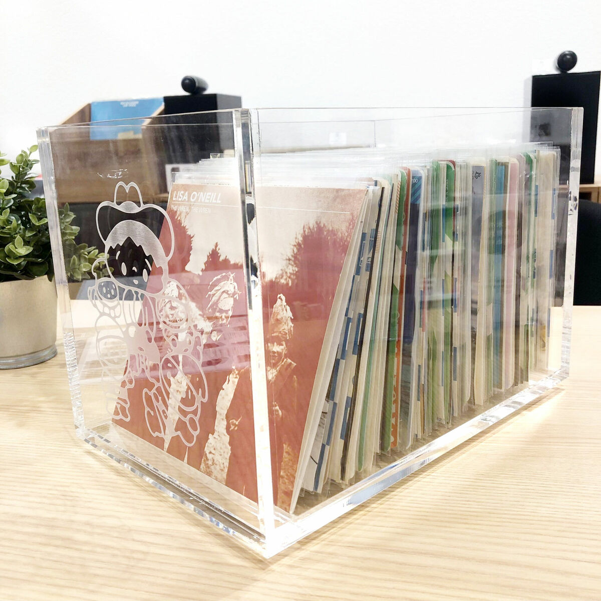 楽天市場】【DUレコードコンテナ WHITE (LPサイズ)】/ disk