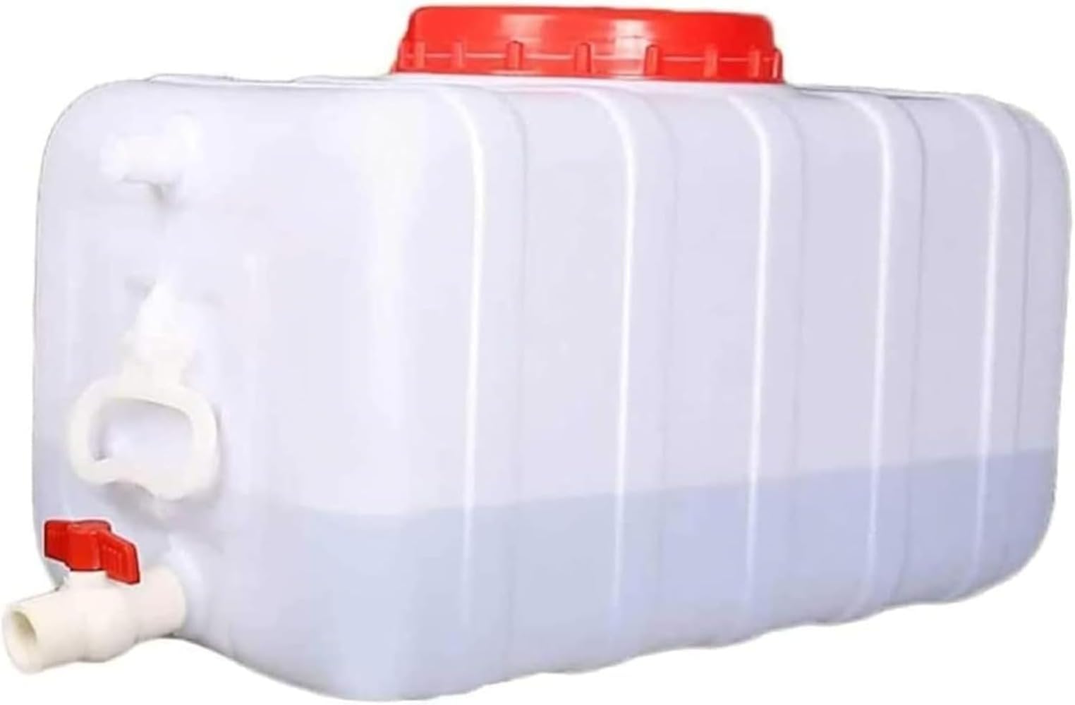 水貯蔵大型ウォータータンク、アウトドア貯水タンク、50L / 100L キャンプハイキング飲料水ボトルバケツ雨水収集バケットアウトドア キャンプ家庭用洗車機 汲み 容器 緊急家庭用水 (50L)