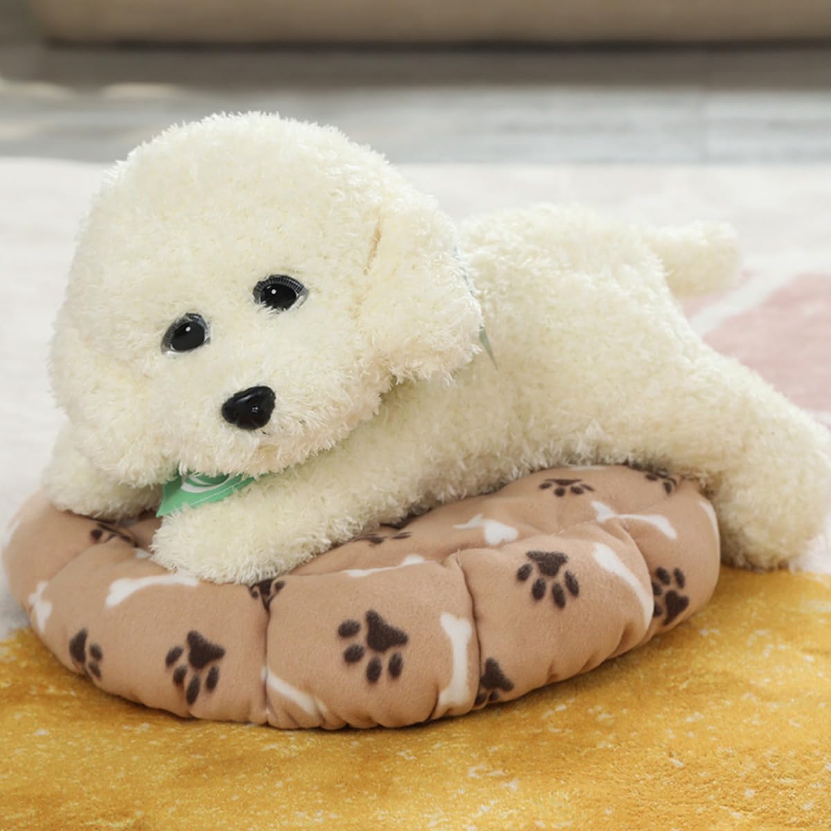 手あそびプードル ぬいぐるみ 実際的 犬 ティーカッププードル 愛くるしげ 抱き枕 座蒲団 伏せ型 ふわふわ 手あそび 愛玩動物 癒し 室内装飾 雑貨 小わっぱ 差し上げ物 生まれ落ちる日 差し上げ物 差し上げ物 祝い事 御部屋飾りつけ 店先見せびらかす