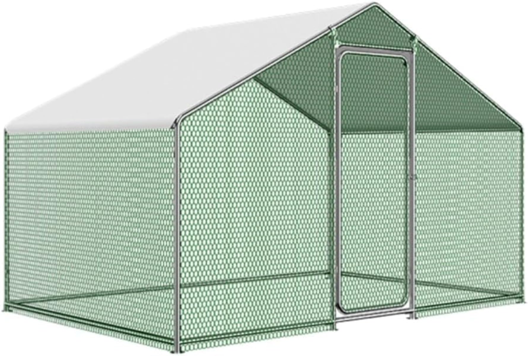 大型 鶏掘ったて小屋 露天 養鶏 伏せ篭 3m×3m×1.95m 牢固たる ジンクメッキ スチール写真製 大型愛玩動物倶楽部 防雨 日焼押しとどめる 大屋根付き添い人 飾り気のない 犬掘ったて小屋 鳩 うさぎ 鴨 繁殖 風通し性威風堂々たる 庭 芝地 精神的な統合式 大型鳥かご 駒寄せ