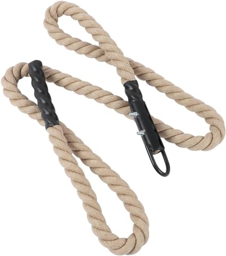 トレーニングロープ ジムロープ クライミングロープ 筋トレ 体幹トレーニング 全身運動 直径3.8cm 長さ300cm 縄跳び スポーツ アウトドア エクササイズ 運動不足解消｜Disport 店