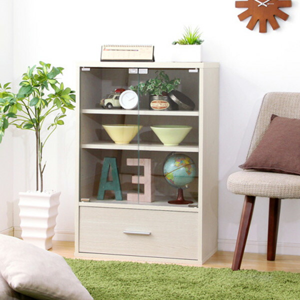 安い購入 キャビネット ガラス扉 木製 白 ガラス 家具 北欧 リビング 収納 リビング収納 衣装ケース 収納ケース 衣類 ローチェスト 洋服ダンス 収納タンス タンス 洋服 リビングチェスト たんす 箪笥 クローゼット コンパクト モダン ロー 一期一家具 最安