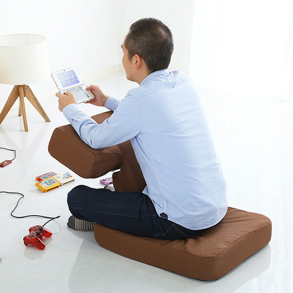 楽天市場】ゲーム座椅子 布 ファブリック 座椅子 座いす 座イス