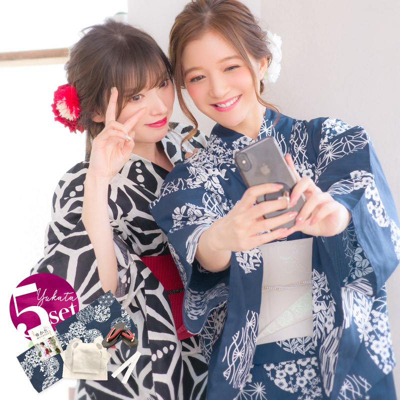 あす楽対応 大人 初心者ok 1人で簡単着付け 浴衣 セット 浴衣セット ゆかた つくり帯 下駄 着付け本 腰ひも はんなり高級浴衣5点セット 大人 和服 大人 綺麗 浴衣セット 送無 レディース 送料０円 19即完売 年 念願のリピート決定 年 お仕立て