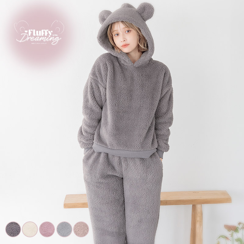 楽天市場】＼今だけ￥3,990→￥3,190／ルームウェア パジャマ もこもこ