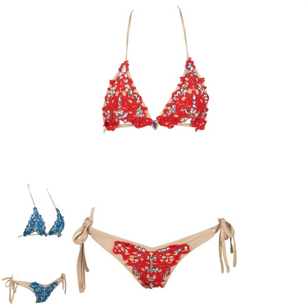Diva Closet Bikini Swimsuit Beads Bikini Cloche Bi The スィ