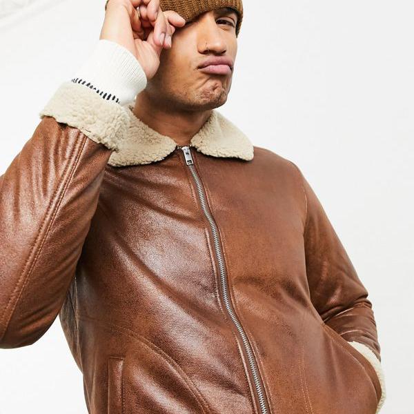 特別送料無料 コート ジャケット Jones Jack ジャックアンドジョーンズ ジャック ジョーンズオリジナルスムートンアビエイター 小さい サイズから大きいサイズまで インポートブランド 男性 メンズ アウター Dgb Gov Bf