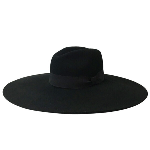 楽天市場 ツバ広 フェルト ハット 帽子 レディース 大きさ選べる ハット帽 ブラック 黒 レディース 高級 代 30代 40代 ファッション コーディネート オシャレ トレンド 上品 レトロ セレクトショップ Diva Closet