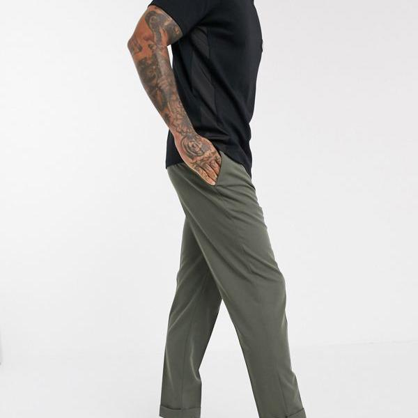日本製 リバーアイランド River Island River Island リバーアイランドプリーツテーパードパンツグリーン パンツ ボトム メンズ 男性 インポートブランド 小さいサイズから大きいサイズまで セレクトショップ Diva Closet 人気満点 Hillcrestcare Org