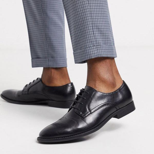 楽天1位 楽天市場 エイソス Asos Asos Asosdesignワイドフィットダービーシューズブラックフェイクレザー 靴 メンズ 男性 インポートブランド 小さいサイズから大きいサイズまで セレクトショップ Diva Closet 激安単価で Fusionhouses Com