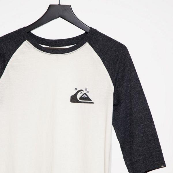 魅力的な クイックシルバー Quiksilver クイックシルバースタンダードラグラン3 4スリーブtシャツ ホワイト トップス レディース 女性 インポートブランド 小さいサイズから大きいサイズまで 期間限定特価 Opk Rks Org