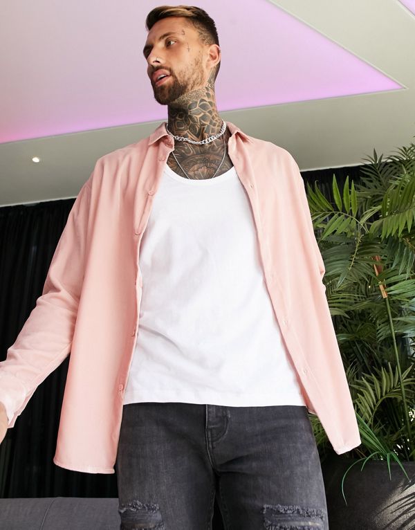 楽天市場 エイソス Asos Asos Asosdesign90年代の薄暗いピンクの特大ベルベットシャツ トップス メンズ 男性 インポートブランド 小さいサイズから大きいサイズまで 代 30代 40代 50代 カジュアル セレクトショップ Diva Closet