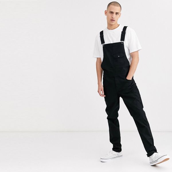 爆安プライス Asos Asos エイソス メンズ Asos Design ブラック スキニーダンガリー 大きいサイズ インポート エクストリームスーパースキニーフィット スウェットパンツ ジーンズ ジーパン 代 30代 40代 ファッション コーディネート 超歓迎 Portnetcorporation Co Zw