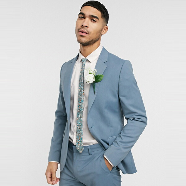 最高級のスーパー ジーンズ スウェットパンツ エクストリームスーパースキニーフィット インポート 大きいサイズ ジャケット スーツ スキニー 結婚式 ソフトブルー Design Asos メンズ エイソス Asos Asos ジャケット スーツ ジーパン コーディネート ファッション 40代