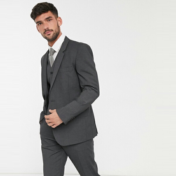 季節のおすすめ商品 スーツ Asos Asos ジャケット スーツ エイソス コーディネート ファッション 40代 30代 代 ジーパン ジーンズ スウェットパンツ エクストリームスーパースキニーフィット インポート 大きいサイズ ジャケット スーツ スリム 炭 Design Asos メンズ