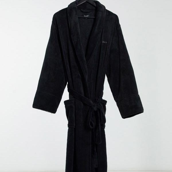 品質満点 部屋着 黒のdknyフリースドレッシングガウン Dkny ダナキャラン メンズ 小さいサイズから大きいサイズまで インポートブランド 男性 As Drborchmanpediatrics Com