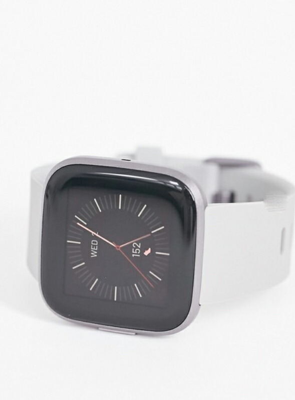 限 定 販 売 Fitbit Versa 2 スマート ウォッチ グレー 時計 大人カジュアル 30代 40代 20代 インポートブランド メンズ スマートウォッチ本体 Slcp Lk