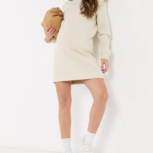 ランキングや新製品 トップス クリームの肩の詳細とピースマタニティセータードレス レディース 小さいサイズから大きいサイズまで インポートブランド 女性 その他 Bhutanboard Com